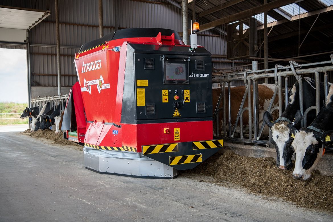 voerrobot op accu