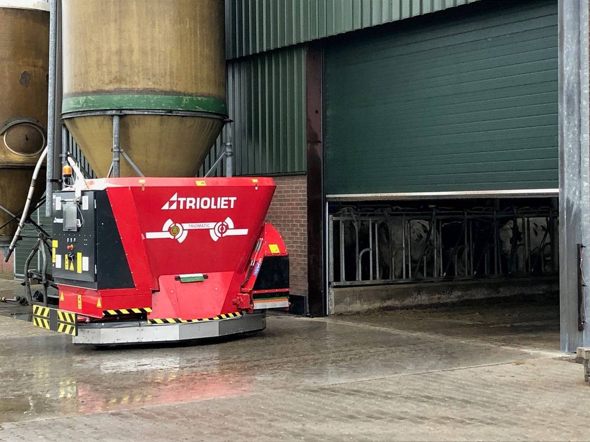 voerrobot op accu