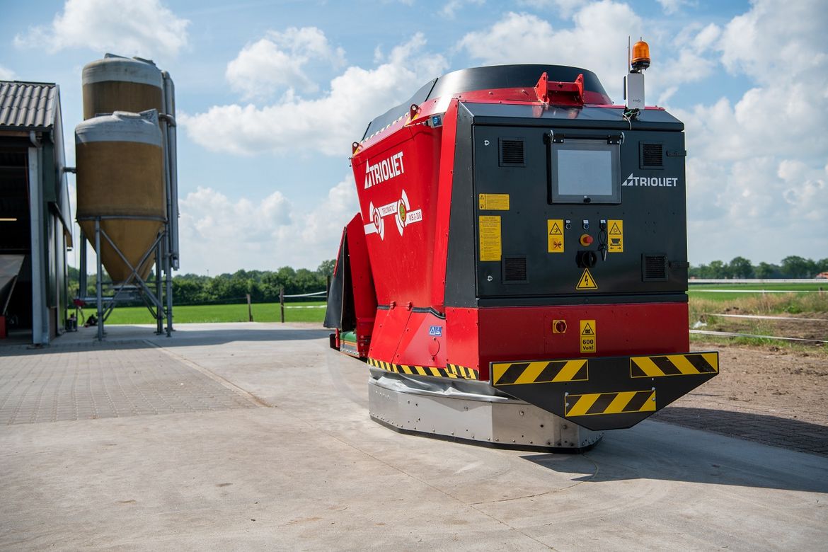 voerrobot op accu
